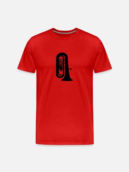 Tuba - T-shirt bio Premium Homme - rouge