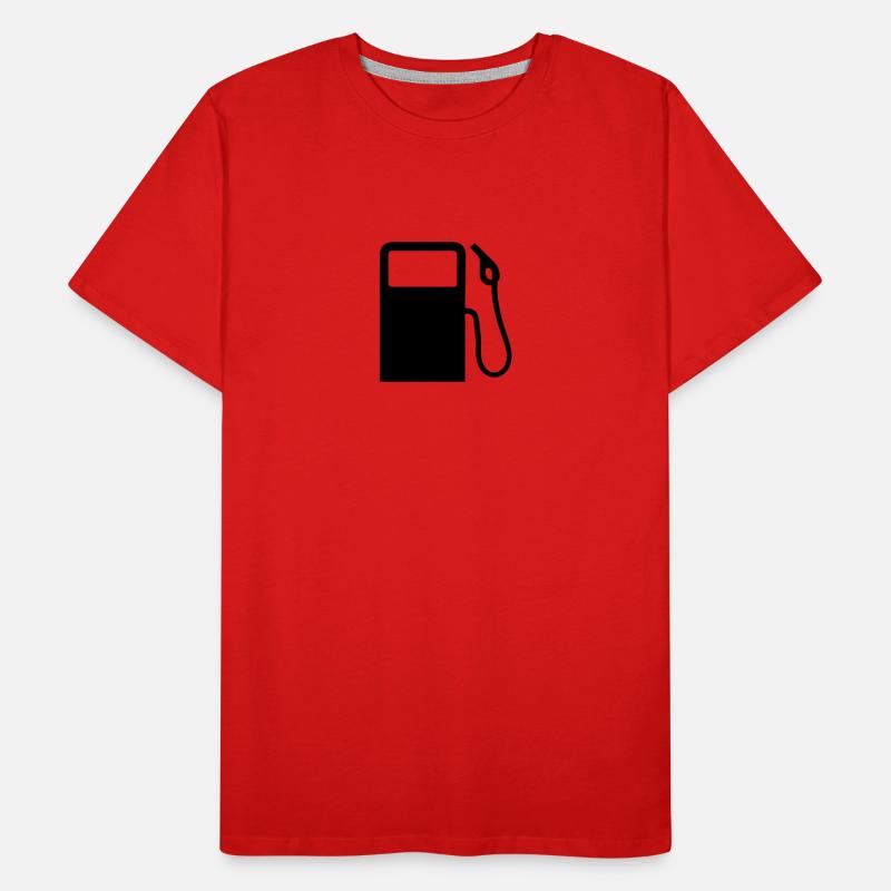 la station de pompage de gaz ravitaillement T-shirt bio Premium Homme