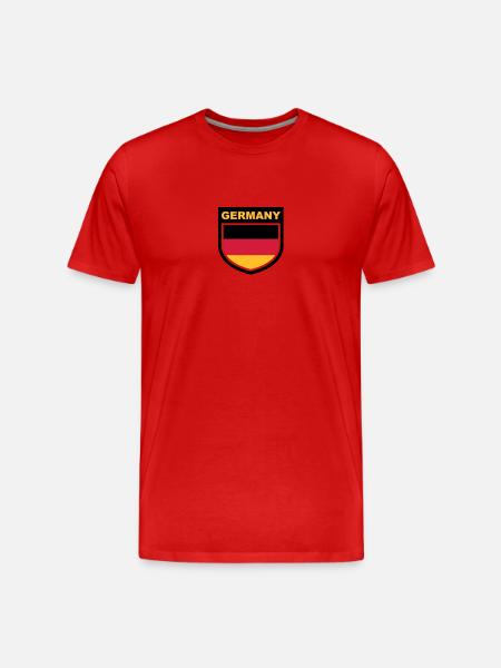germany_emblem - T-shirt bio Premium Homme - rouge
