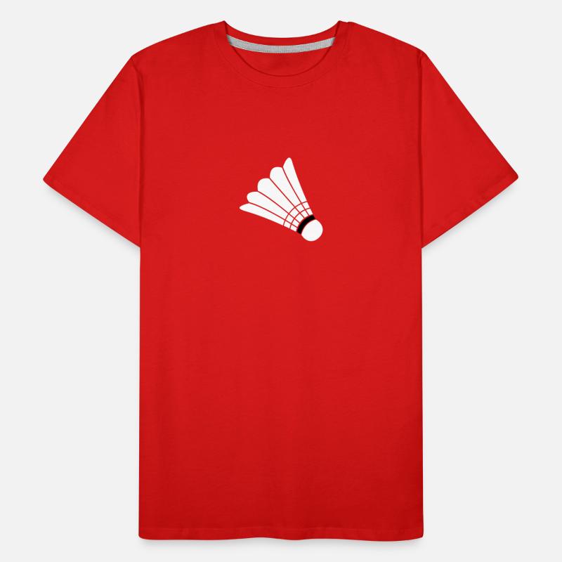 Badminton Männer Premium Bio T-Shirt