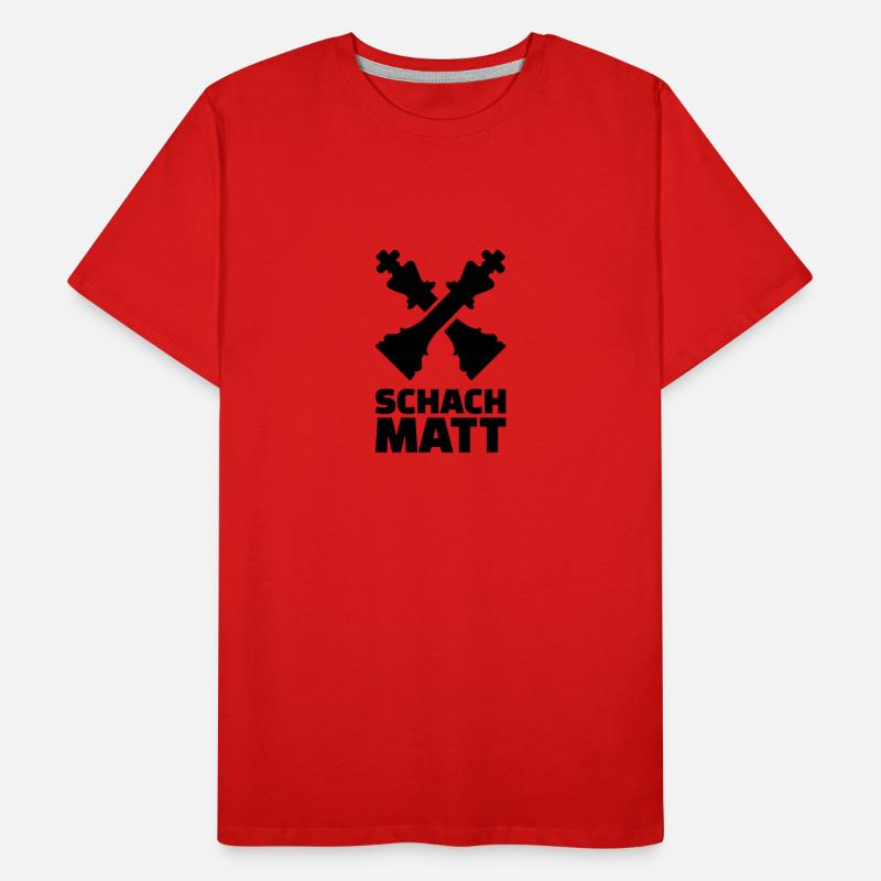 Schach Männer Premium Bio T-Shirt