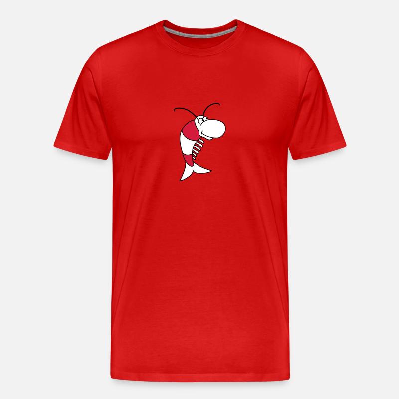 Shrimp - T-shirt bio Premium Homme - rouge