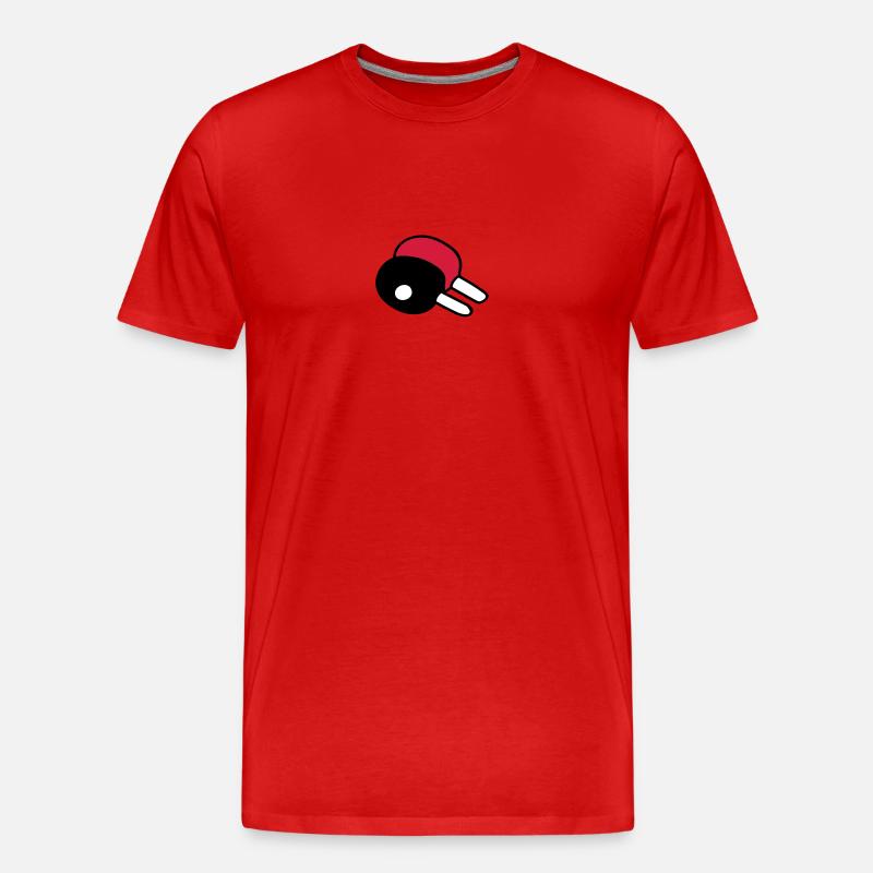 Ping - Pong - T-shirt bio Premium Homme - rouge
