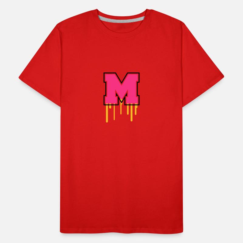 Letter M Men's Premium Organic T-Shirt