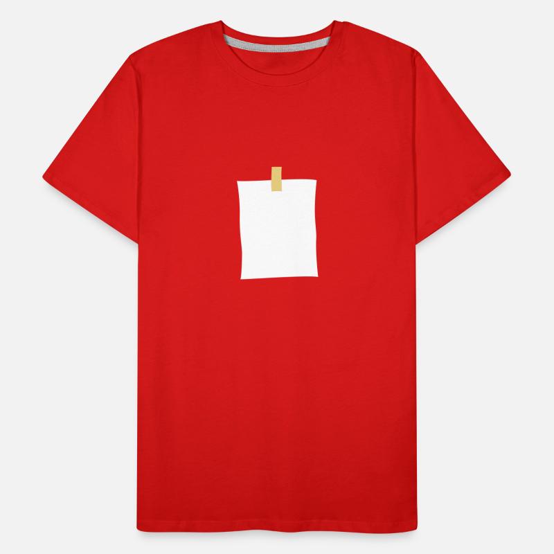 post_it_note Men's Premium Organic T-Shirt