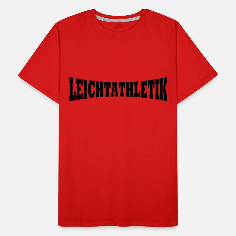 Athlétisme logo T-shirt bio Premium Homme