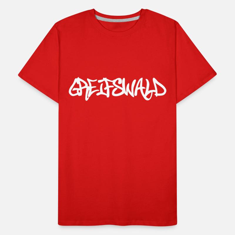 Greifswald Graffiti T-shirt bio Premium Homme