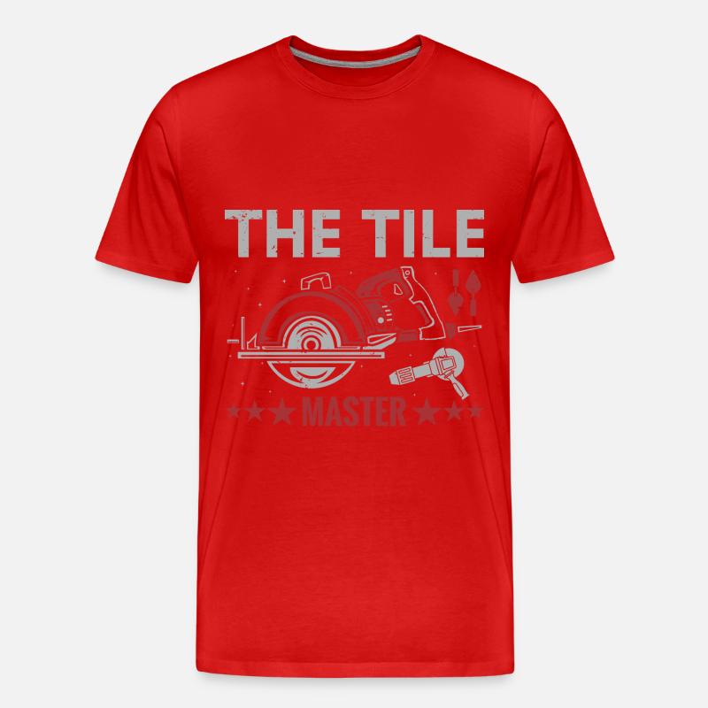 Beruf Bester Fliesenleger Geschenk-Idee - Männer Premium Bio T-Shirt - undefined