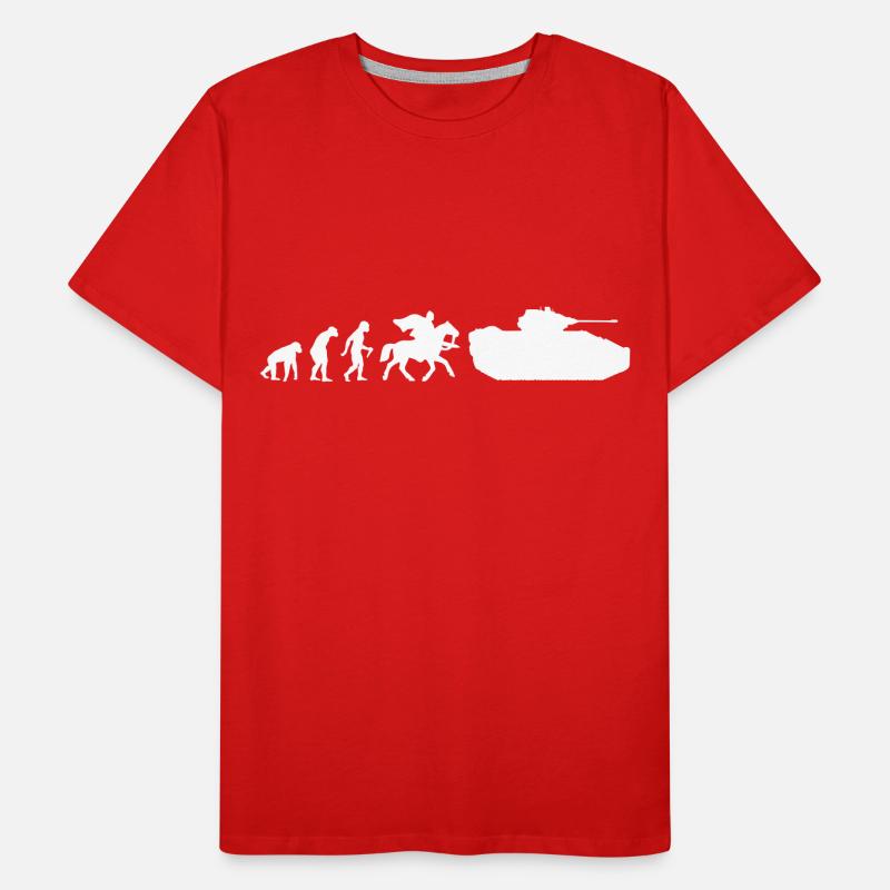 L'évolution de la guerre T-shirt bio Premium Homme