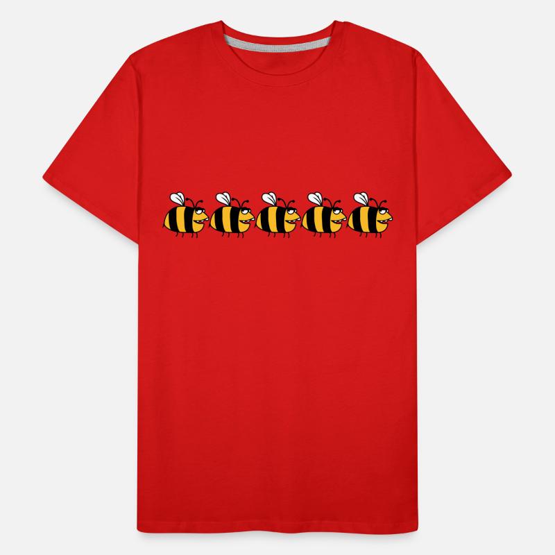 Abeilles fat drôles T-shirt bio Premium Homme