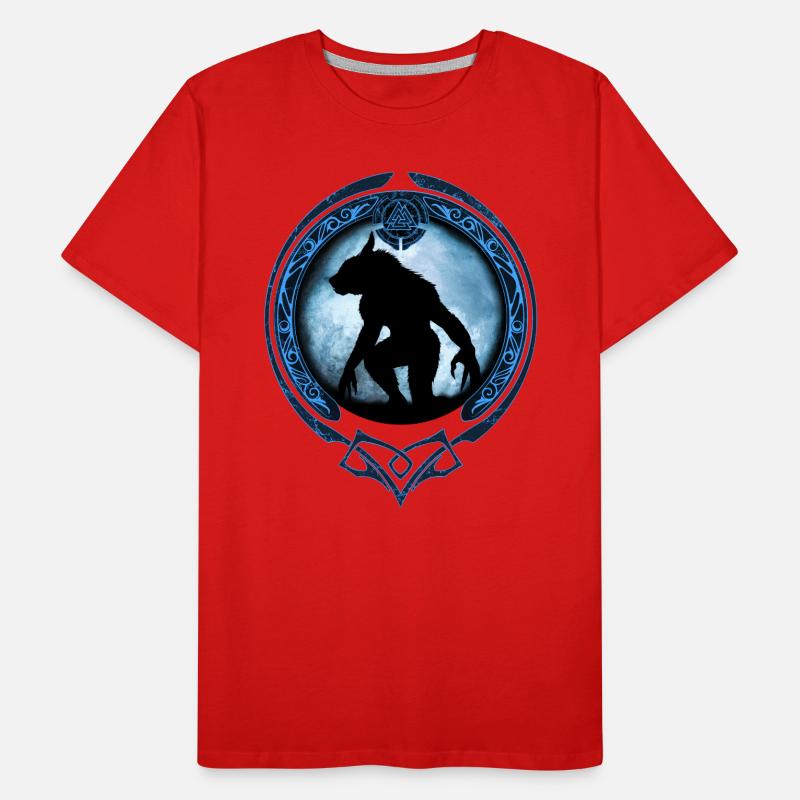 Fenris Werwolf Männer Premium Bio T-Shirt