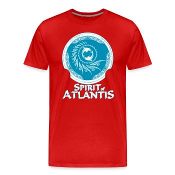 Dauphins - T-shirt bio Premium Homme - rouge - Devant - Damien (186cm)