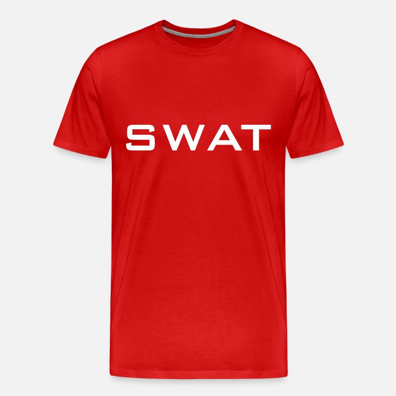 SWAT - Männer Premium Bio T-Shirt - Rot