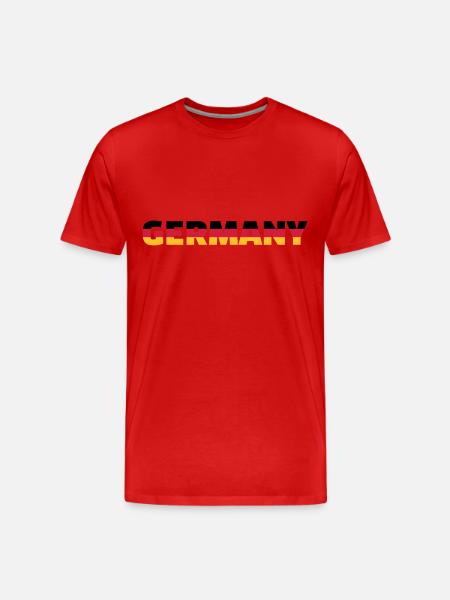 Germany - T-shirt bio Premium Homme - rouge