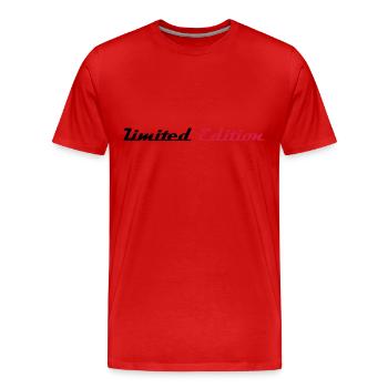 LIMITED EDITION - T-shirt bio Premium Homme - rouge - Devant - Damien (186cm)
