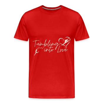 Valentinstag Turner 14. Februar Gymnastik Tänzerin - Männer Premium Bio T-Shirt - Rot - Vorne - Damien (186cm)