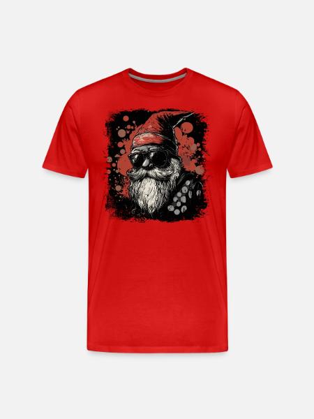 Garden Gnome Rocker - Men's Premium Organic T-Shirt - red