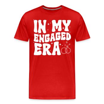 In My Engaged Era klassisches Damen - Männer Premium Bio T-Shirt - Rot - Vorne - Damien (186cm)