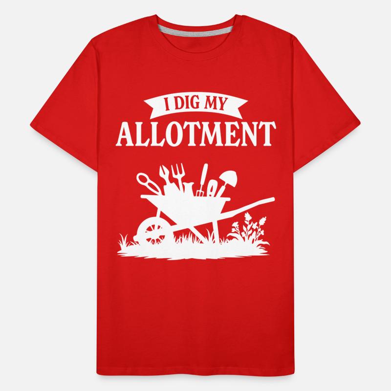 I dig my allotment Men's Premium Organic T-Shirt
