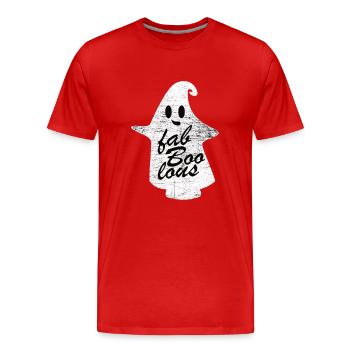 FaBOOlous Fabuleux Halloween - T-shirt bio Premium Homme - rouge - Devant - Damien (186cm)