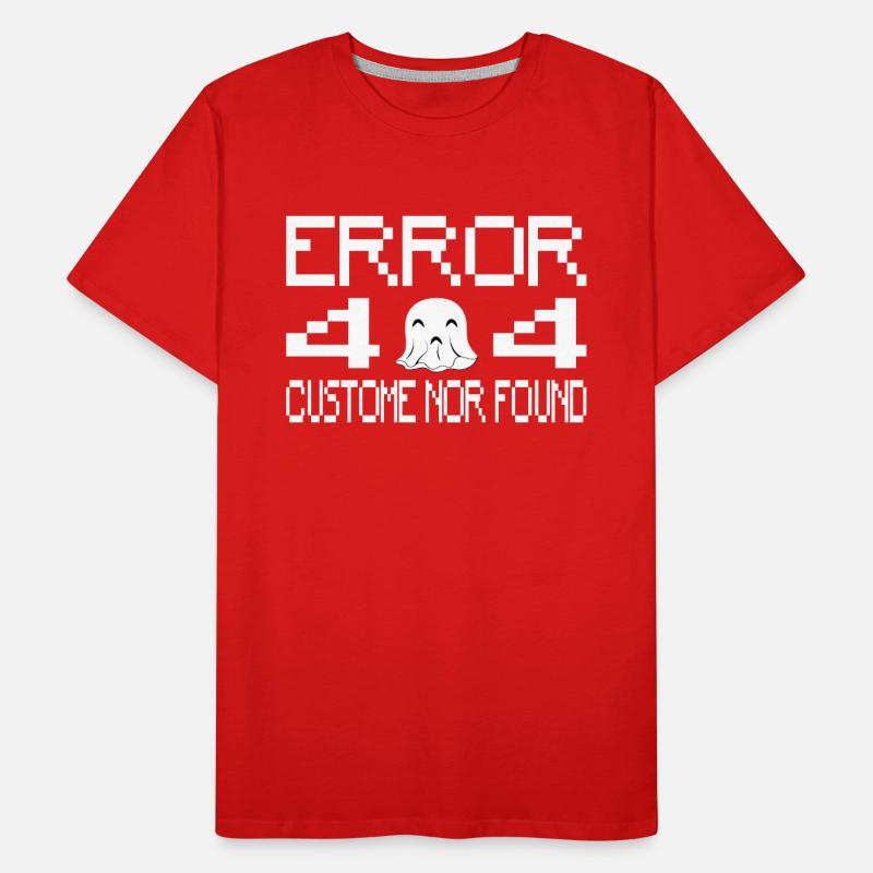 Error 404 Halloween Costume Not Found Männer Premium Bio T-Shirt