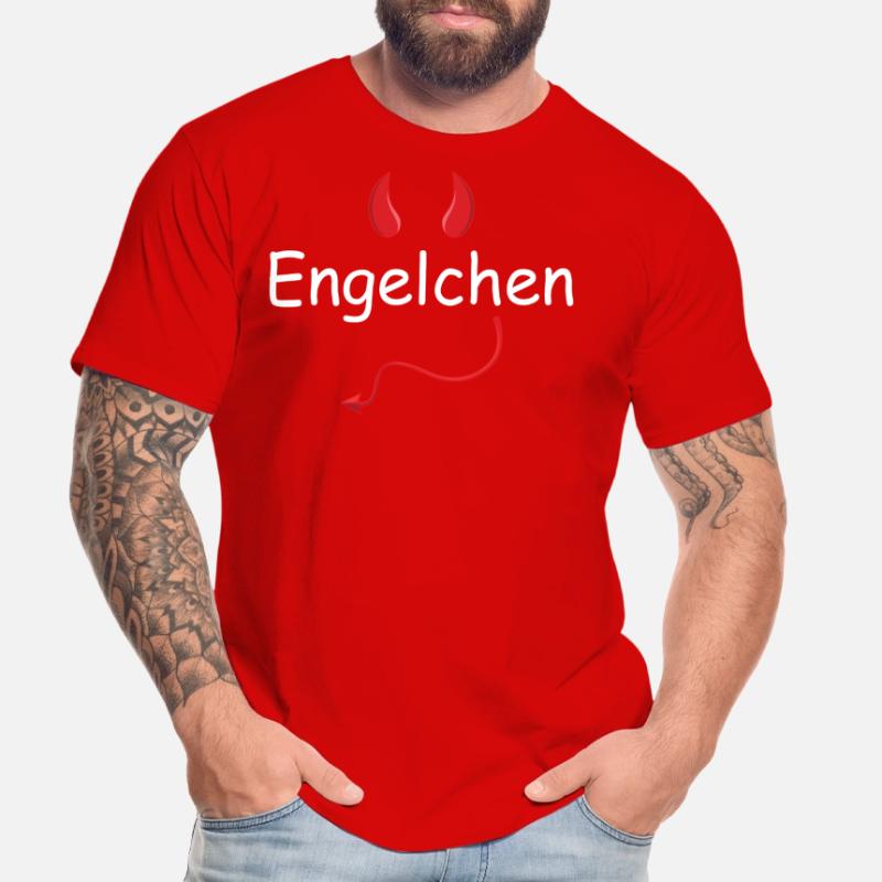 Engelchen Kostüm Engel Kostüm Teufelchen oder Enge Männer Premium Bio T-Shirt