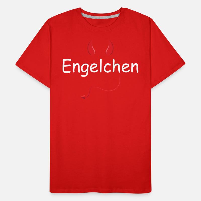 Engelchen Kostüm Engel Kostüm Teufelchen oder Enge Männer Premium Bio T-Shirt