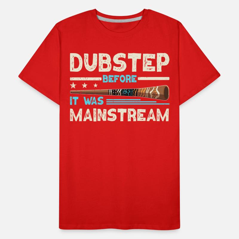 Didgeridoo Dubstep Before It Was Mainstream Männer Premium Bio T-Shirt