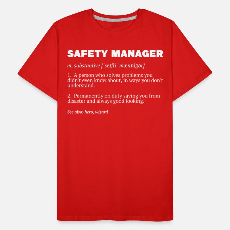 Responsable de la sécurité Agent de sécurité T-shirt bio Premium Homme