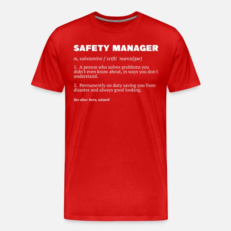 Safety Manager Sicherheitsbeauftragter - Männer Premium Bio T-Shirt - undefined