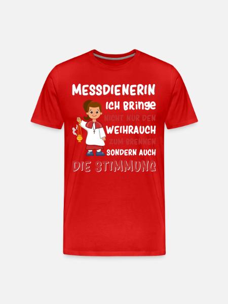 Messdiener Ministrant - Männer Premium Bio T-Shirt -