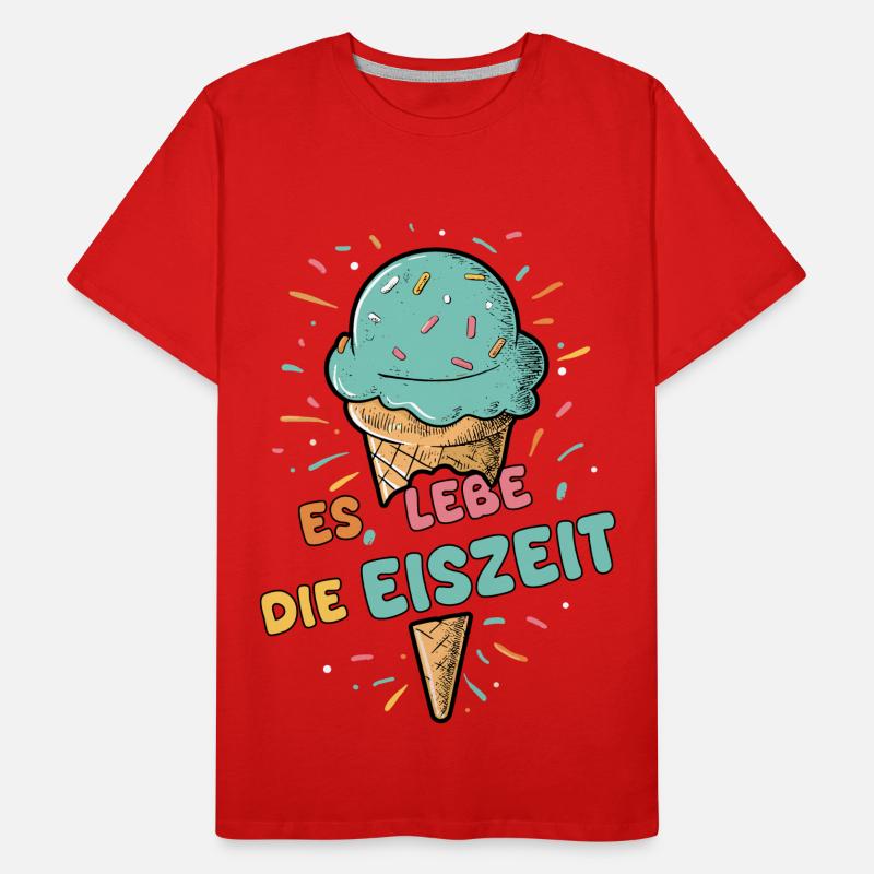 Es lebe die Eiszeit - Eiskugel Männer Premium Bio T-Shirt