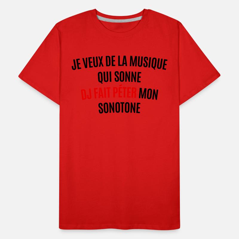 Fait péter mon sonotone T-shirt bio Premium Homme