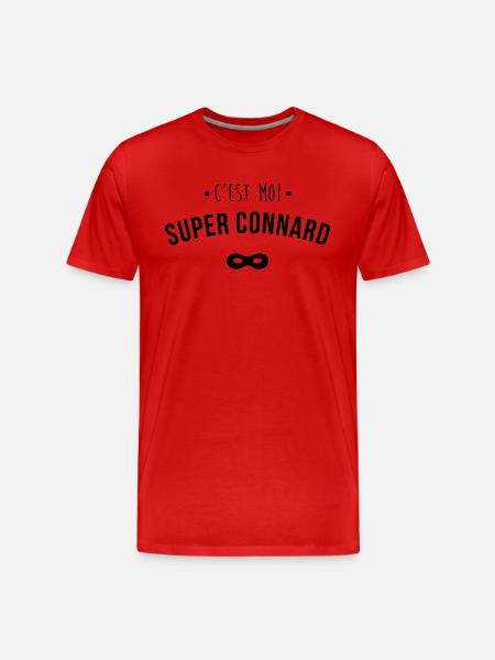 Super connard - T-shirt bio Premium Homme - rouge