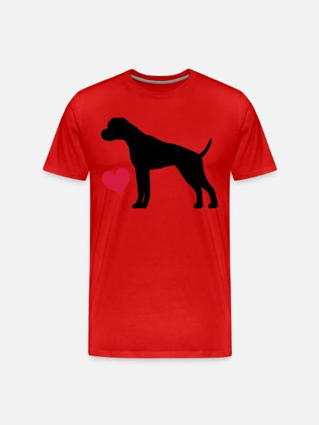 boxer - Men's Premium Organic T-Shirt - red