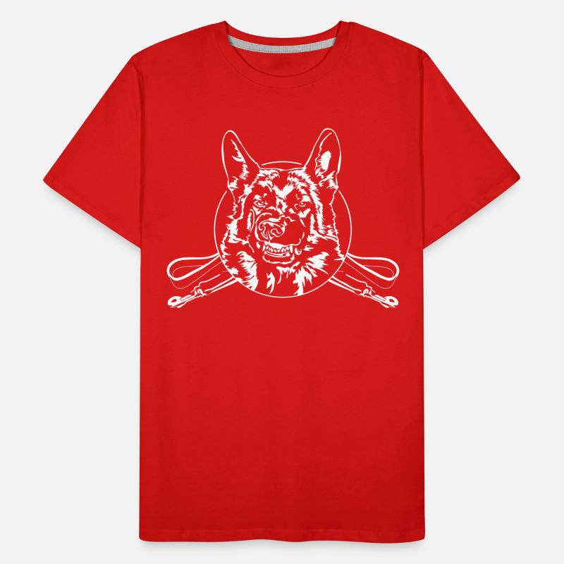 linge de bain GERMAN SHEPHERD T-shirt bio Premium Homme