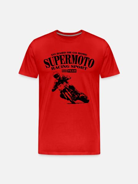 Supermoto - Supermotard - Men's Premium Organic T-Shirt - red