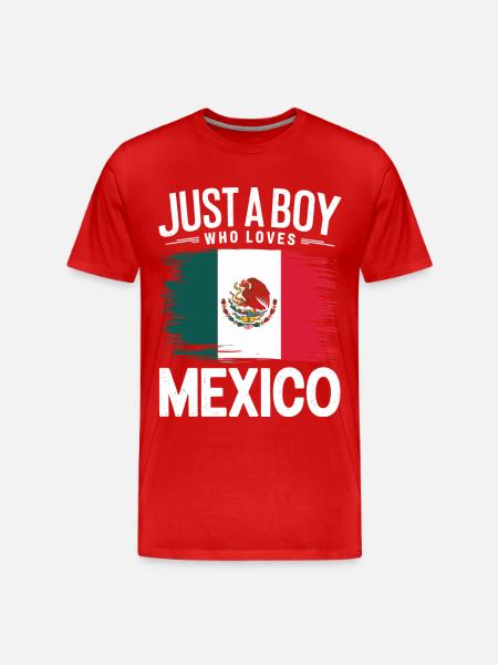 Mexico Mexico Mexican Spanish - Men's Premium Organic T-Shirt - red