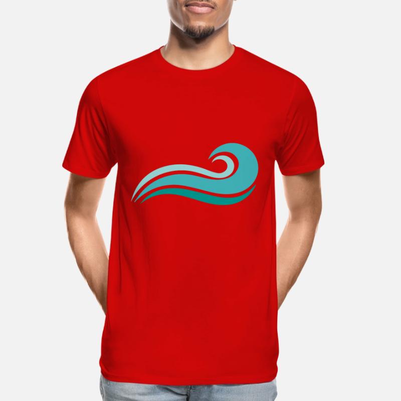 Wave Men's Premium Organic T-Shirt