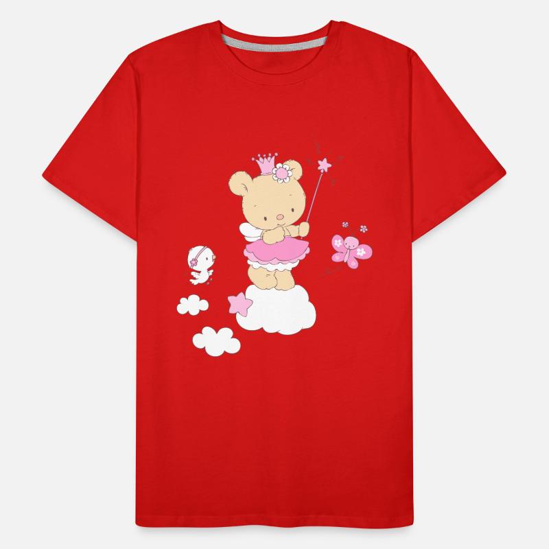 Magic Teddy Bear Princess Männer Premium Bio T-Shirt