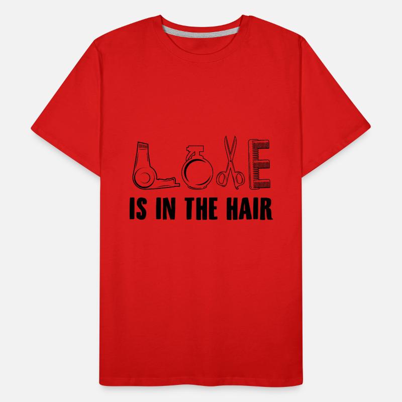 Profession de coiffeur | Coiffeur coiffeur T-shirt bio Premium Homme