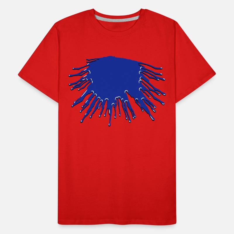 Blob drip stain Men's Premium Organic T-Shirt