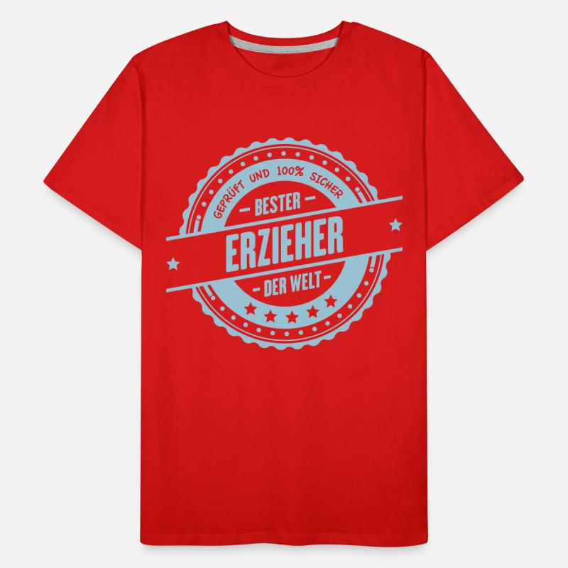 Bester Erzieher Männer Premium Bio T-Shirt