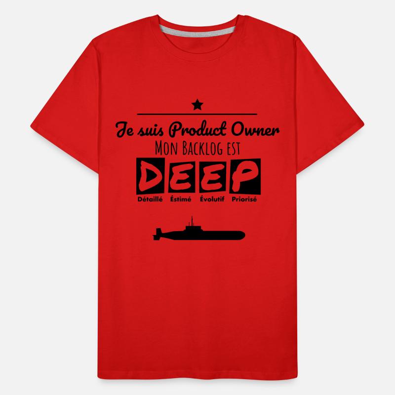 Mon Backlog est D.E.E.P. T-shirt bio Premium Homme