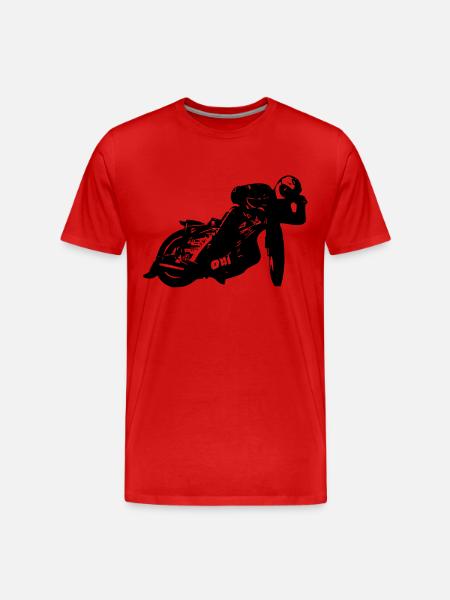 speedway - Männer Premium Bio T-Shirt - Rot