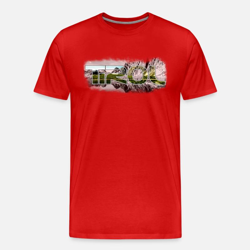 tirol_1 - Männer Premium Bio T-Shirt - Rot