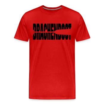 Dragon Boat sport bateau-dragon de paddle 1c - T-shirt bio Premium Homme - rouge - Devant - Damien (186cm)