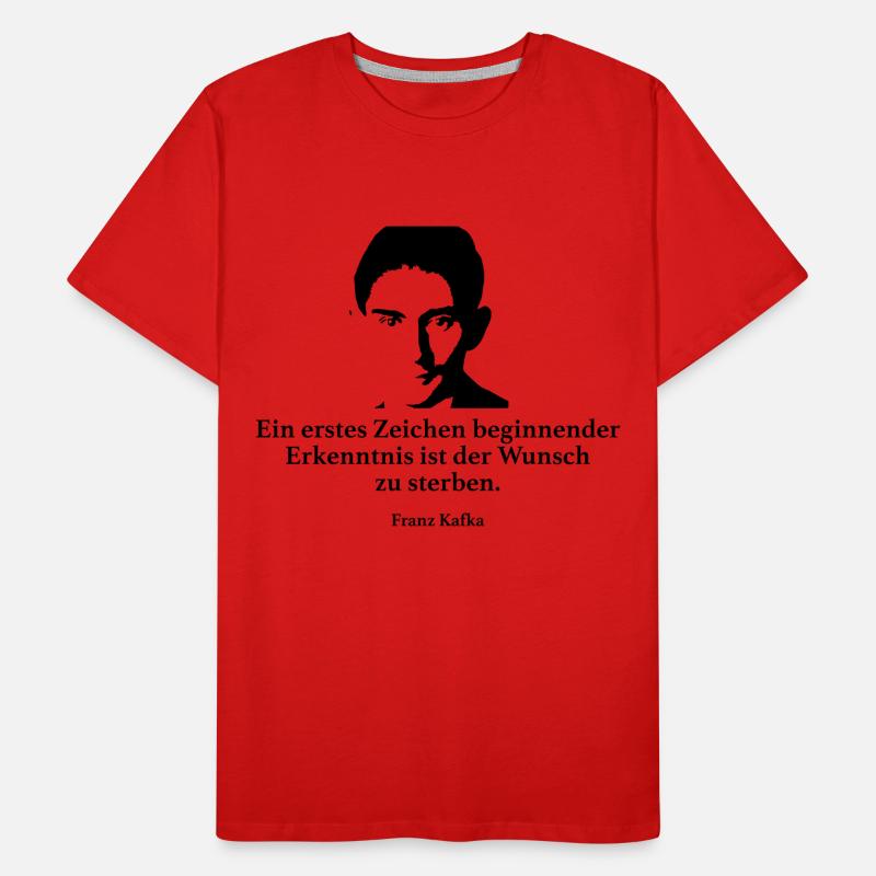 Kafka: A first sign of beginning knowledge Men's Premium Organic T-Shirt