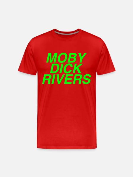 Moby dick rivers - Men's Premium Organic T-Shirt - red