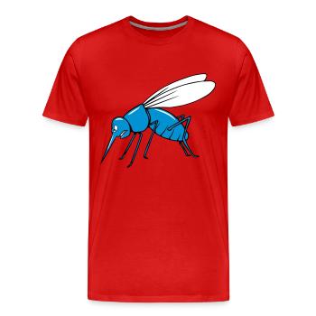 Mosquito mosquito - Men's Premium Organic T-Shirt - red - Front - Damien (186cm)